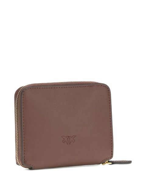 PINKO emblem zip taylor wallet - Brown - zdjęcie produktu nr 2