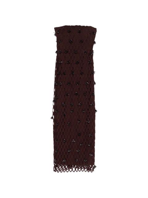Simkhai beaded maxi dress - Brown - zdjęcie produktu nr 1