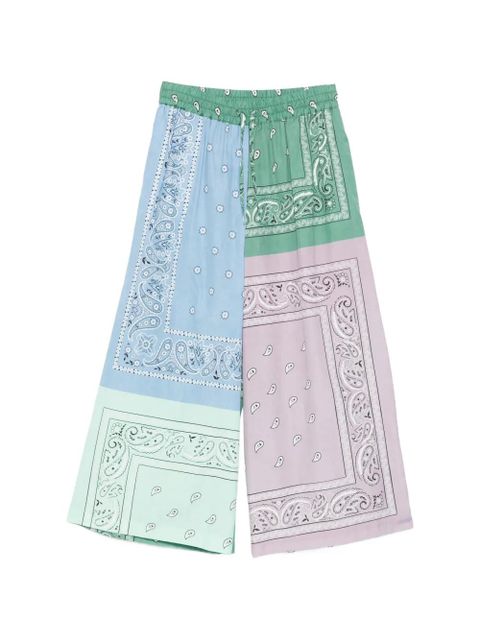 Weekend Max Mara Pepe patchwork bandana trousers - Green - zdjęcie produktu nr 1