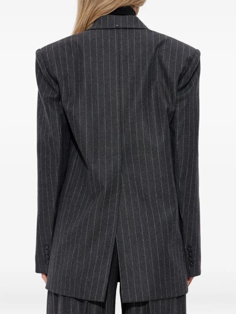 Sportmax Belford pinstripe blazer - Grey