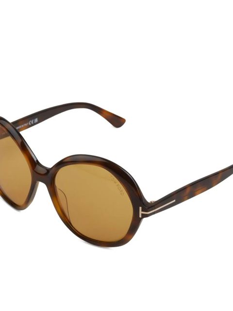 TOM FORD round-frame sunglasses - Brown