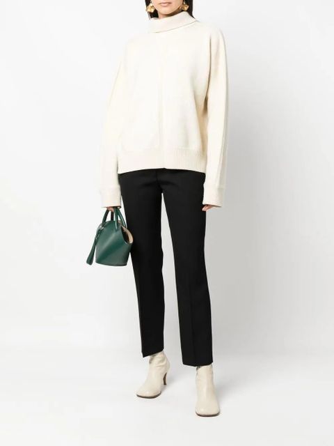 Jil Sander straight-leg wool trousers - Black - zdjęcie produktu nr 2