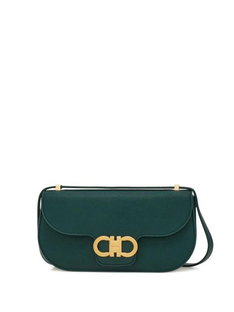 Ferragamo Double Gancini cross body bag - Green - zdjęcie produktu nr 1