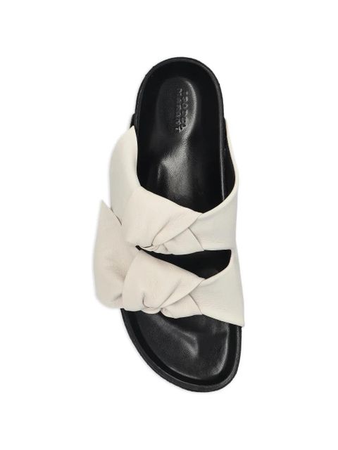 ISABEL MARANT Lennyo Bow mules - White