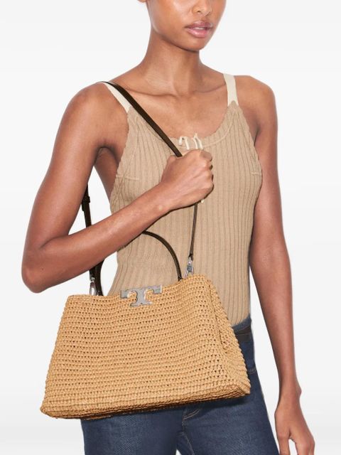 Tory Burch Eleanor raffia satchel bag - Neutrals - zdjęcie produktu nr 2