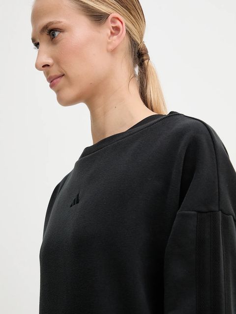 adidas bluza Coquette damska kolor czarny z aplikacją JM1900