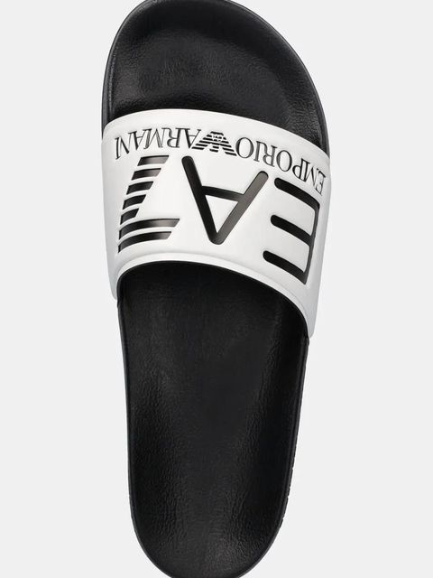 EA7 Emporio Armani klapki damskie kolor czarny AF15118.7X000108