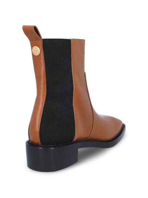 Tory Burch round-toe boots - Brown
