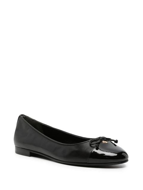 Tory Burch cap-toe ballerina shoes - Black - zdjęcie produktu nr 2