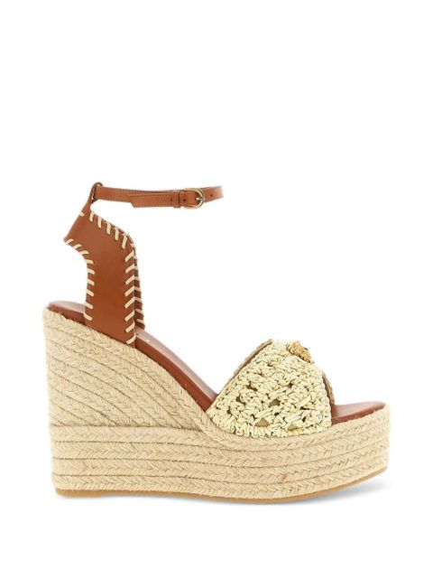 Versace braided medallion espadrilles - Brown - zdjęcie produktu nr 1