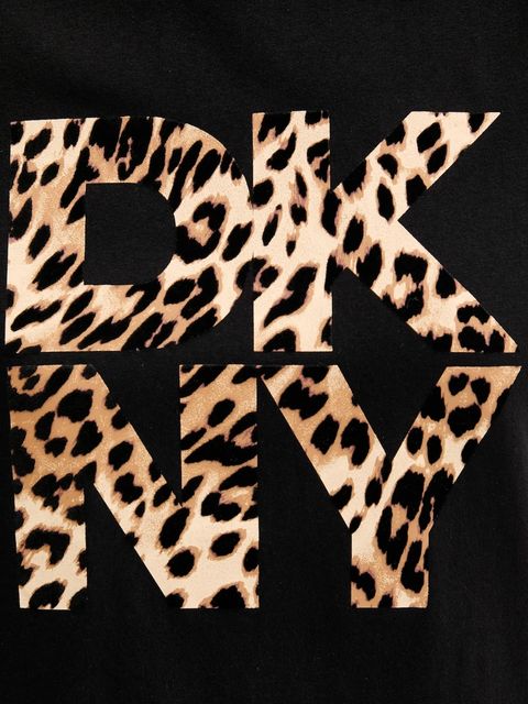 Dkny t-shirt bawełniany damski kolor czarny DP5T1364