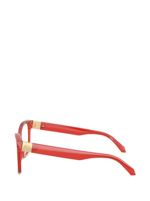 Versace butterfly-frame glasses - Red
