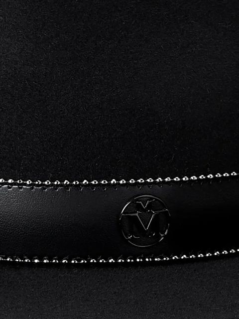 Maison Michel Kyra wool-felt fedora hat - Black - zdjęcie produktu nr 2