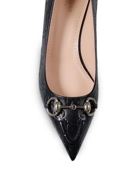 Gucci 45mm Horsebit heeled pumps - Black