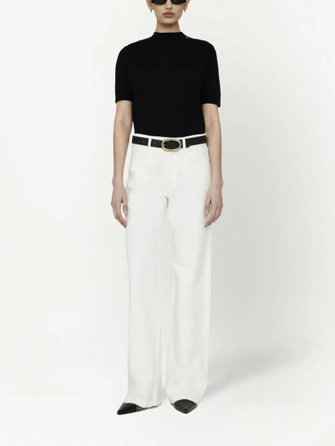 ANINE BING Hugh wide-leg jeans - White - zdjęcie produktu nr 2