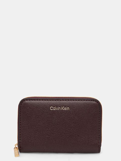 Calvin Klein portfel damski kolor bordowy LV04F1091G - zdjęcie produktu nr 1