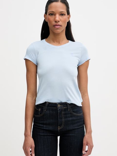 G-Star T-shirt damski bawełniany Overdyed eyben slim v t 2.0 - zdjęcie produktu nr 2