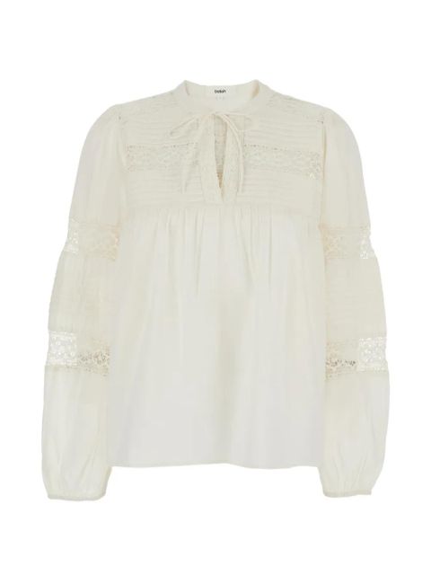 Ba&Sh Nami embroidered long-sleeve blouse - Neutrals - zdjęcie produktu nr 1