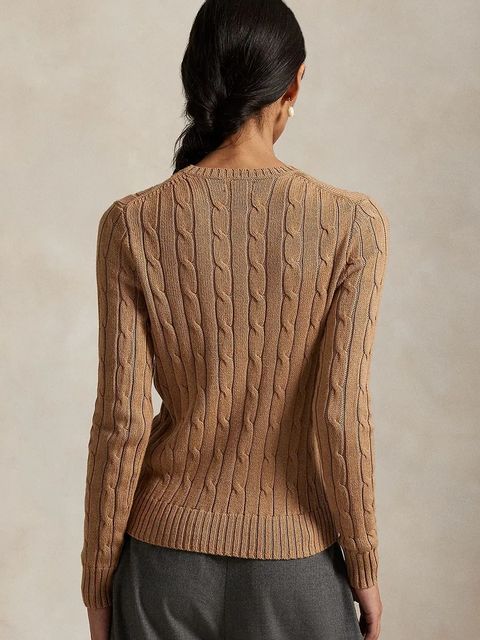 Polo Ralph Lauren sweter damski kolor beżowy lekki 211971795