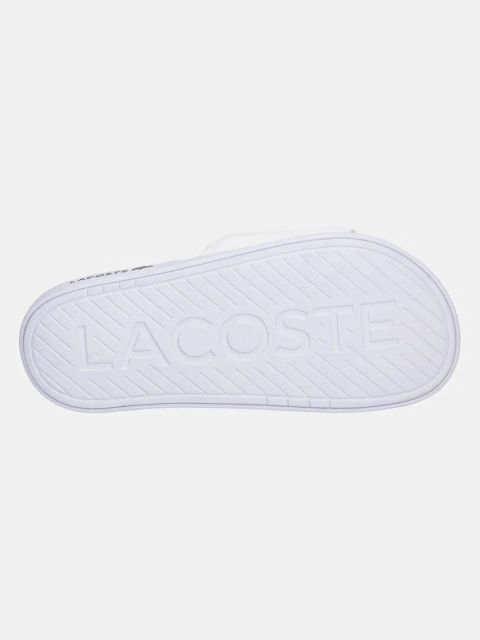Lacoste klapki SERVE SLIDE DUAL damskie kolor biały 49CFA0041