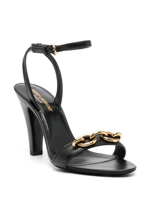 Saint Laurent 95mm Le Maillon sandals - Black - zdjęcie produktu nr 2