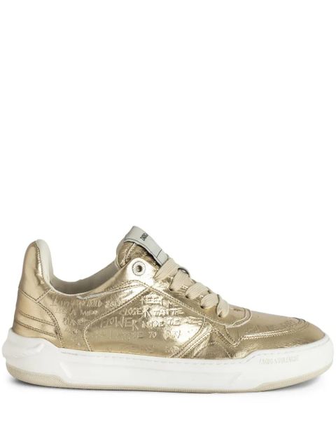 Zadig&Voltaire Wings Sneakers - Zadig & Voltaire - Leather - Gold - zdjęcie produktu nr 1