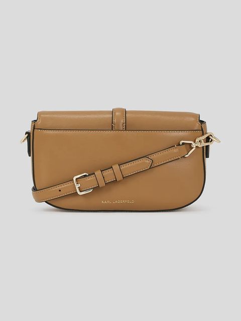 Karl Lagerfeld torebka skórzana K/AUTOGRAPH kolor brązowy A3W30152 - zdjęcie produktu nr 2