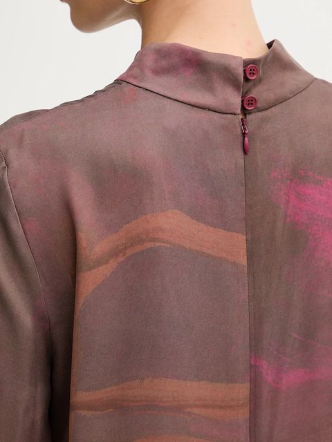 Stine Goya sukienka kolor różowy midi prosta SG-PS26-D017-2263P - zdjęcie produktu nr 2