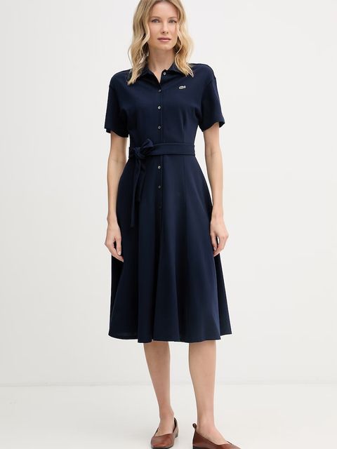Lacoste sukienka letnia bawełniana - zdjęcie produktu nr 2
