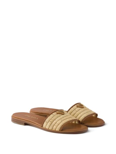 Prada logo-detail sandals - Neutrals - zdjęcie produktu nr 2