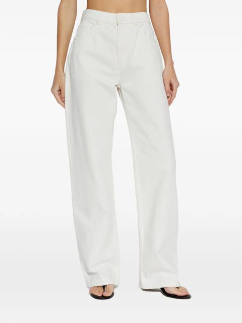 AMI Paris straight-leg denim jeans - White
