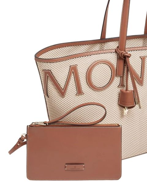 Moncler Very logo-detail tote bag - Neutrals