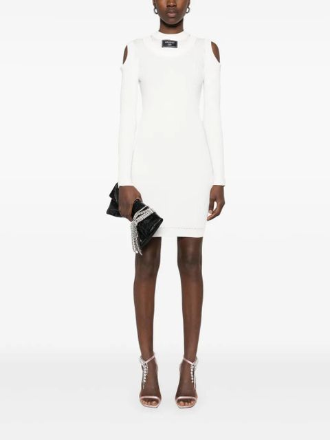 Balmain ribbed mini dress - White - zdjęcie produktu nr 2