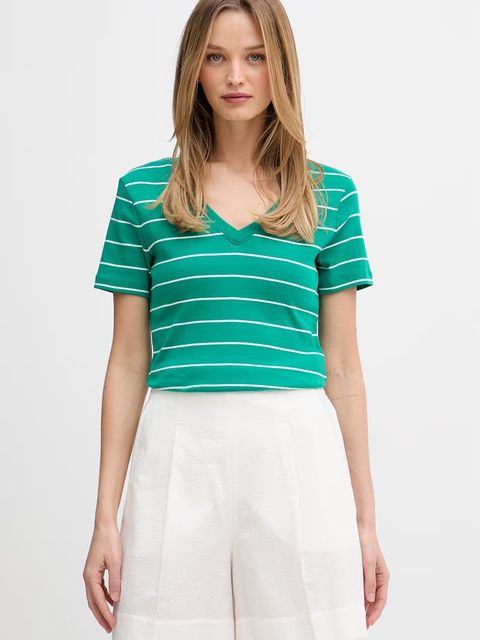 Tommy Hilfiger T-shirt damski bawełniany - zdjęcie produktu nr 1