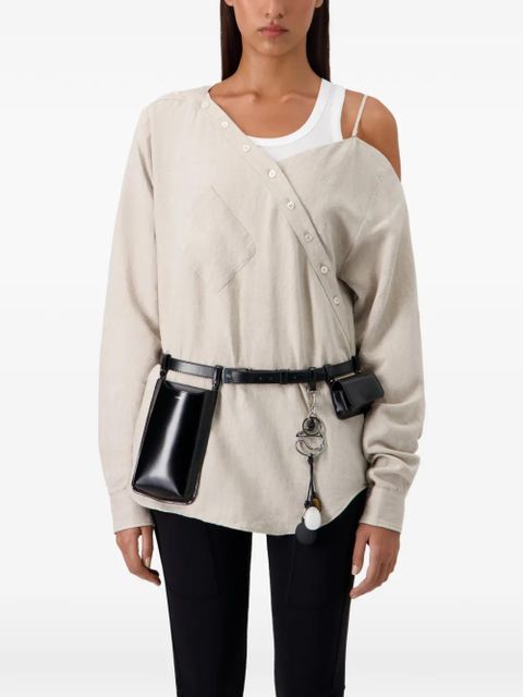 Coperni detachable case leather belt - Black - zdjęcie produktu nr 2