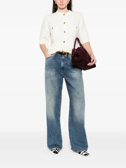 ANINE BING christa short-sleeve cardigan - Neutrals - zdjęcie produktu nr 2