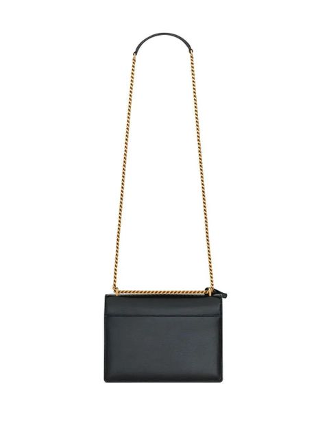 Saint Laurent Sunset two-tone shoulder bag - Black - zdjęcie produktu nr 2