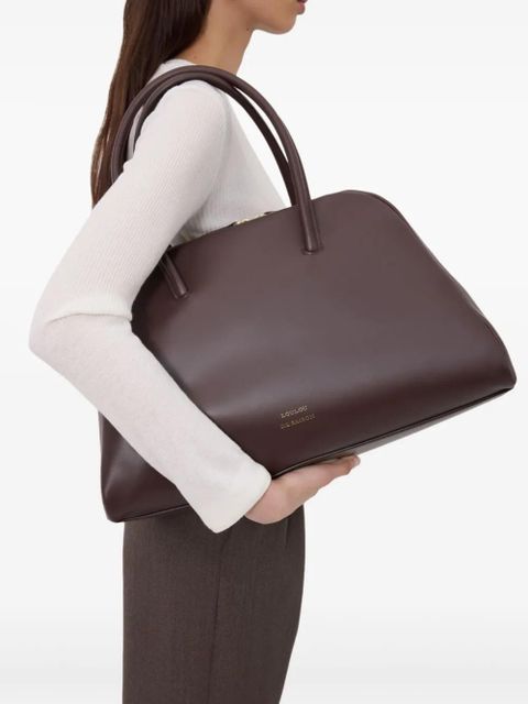 LouLou de Saison large Buckley tote bag - Brown - zdjęcie produktu nr 2