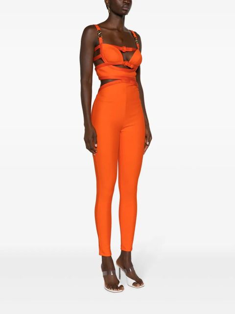 Versace Medusa '95 cut-out jumpsuit - Orange