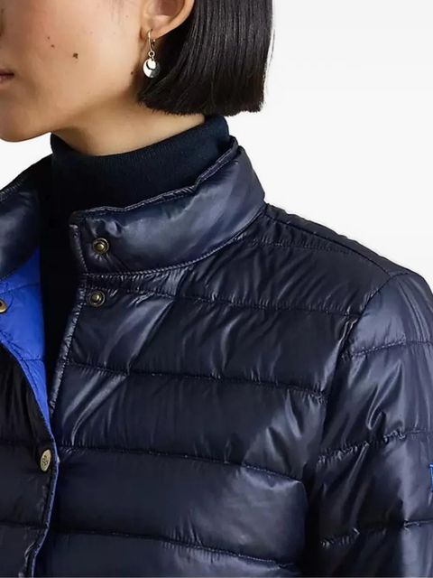 Lauren Ralph Lauren buttoned quilted jacket - Blue