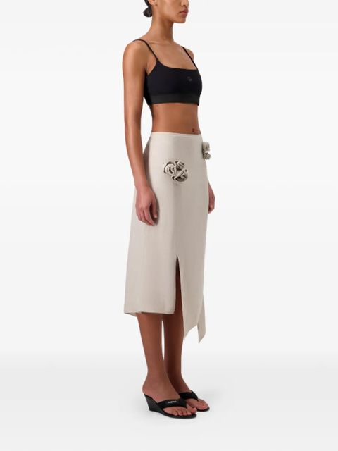 Coperni slim-strap cycling bra - Black