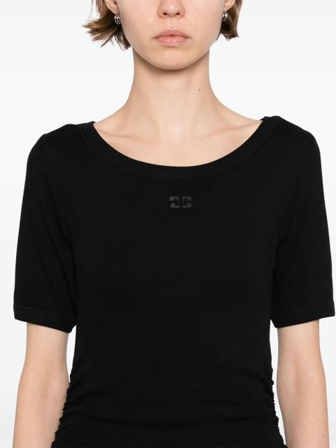 GANNI ribbed dress - Black