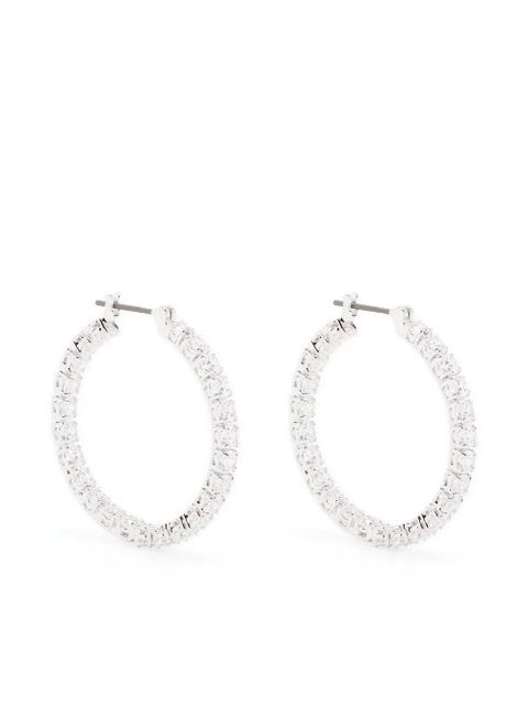 Swarovski Matrix hoop earring - Silver - zdjęcie produktu nr 1