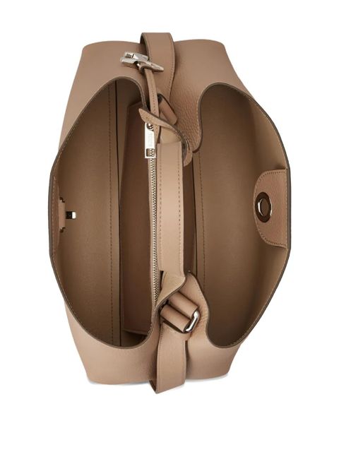 Tod's top handle charm tote bag - Neutrals