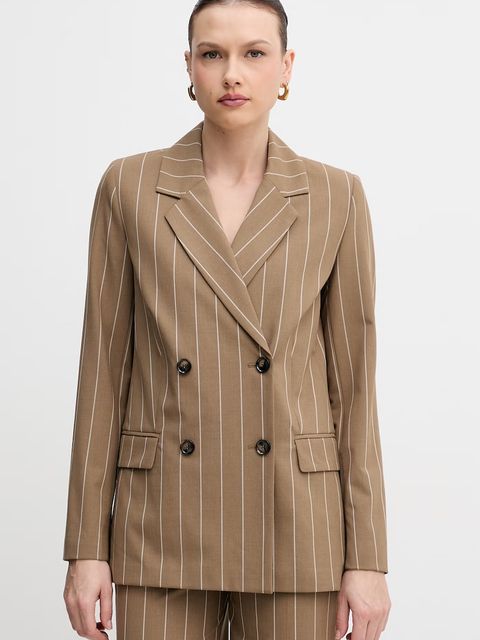 United Colors of Benetton marynarka dwurzędowa damska z wiskozy - zdjęcie produktu nr 2