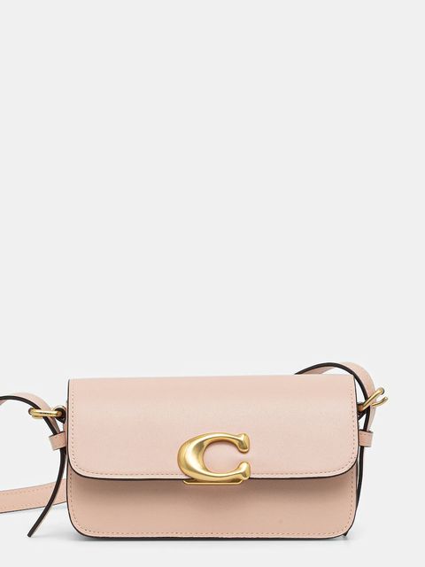 Coach torebka skórzana Zoe kolor beżowy CAM18 - zdjęcie produktu nr 1
