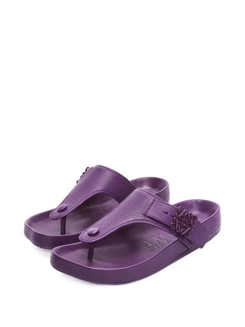 LOEWE buckle-detail sandals - Purple - zdjęcie produktu nr 2