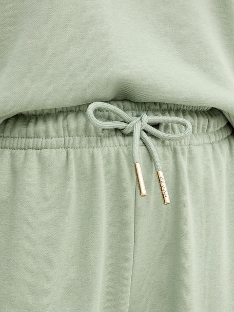 Silvian Heach spodnie dresowe BENKAID kolor zielony gładkie GPA25116PA