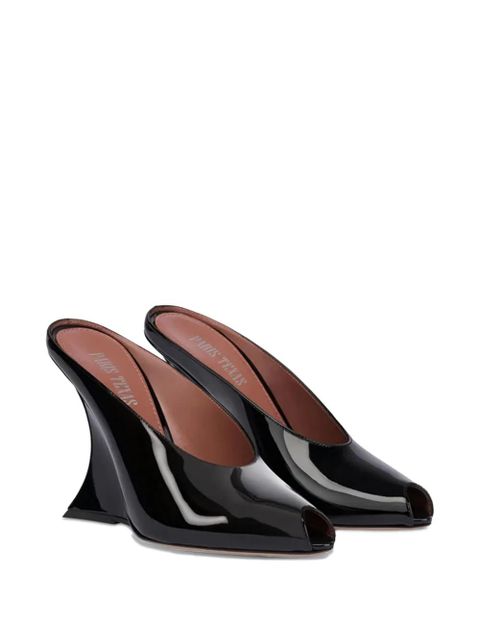 Paris Texas 105mm Nina mules - Black