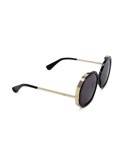 Max Mara Eyewear geometric-frame sunglasses - Black - zdjęcie produktu nr 2